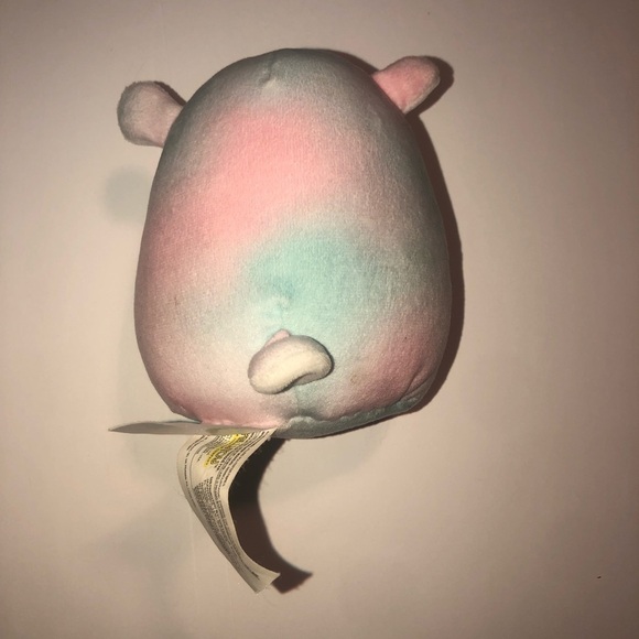 squishmallow Arabella Tie Dye Lamb Sheep Pink Blue 4” No Tag - Picture 2 of 4